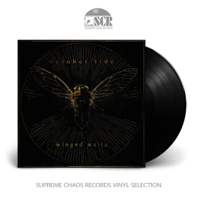 OCTOBER TIDE · Winged Waltz | BLACK LP (Death Metal Vinyl)