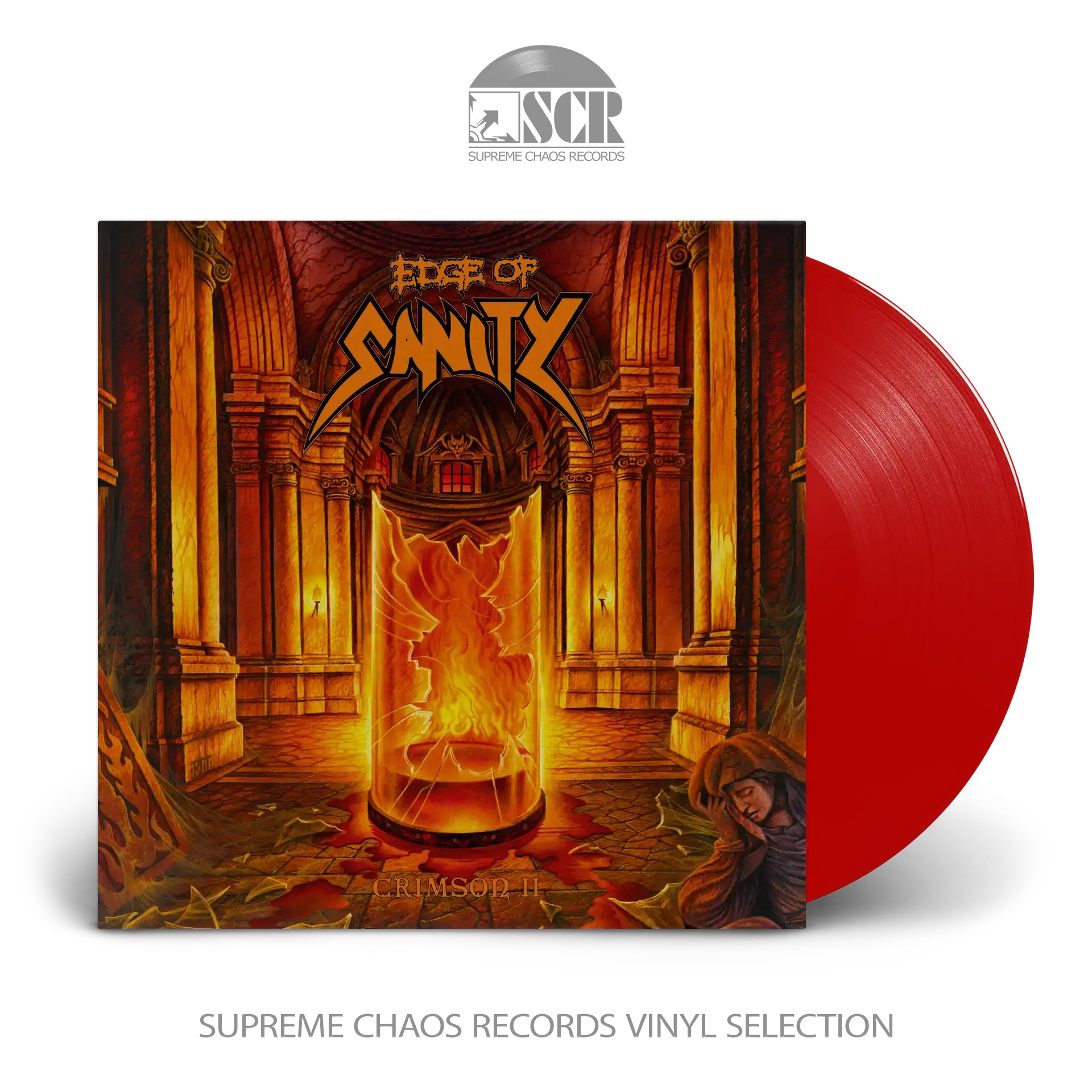 EDGE OF SANITY · Crimson II (B-Stock) | RED LP (Progressive Death Metal Vinyl)