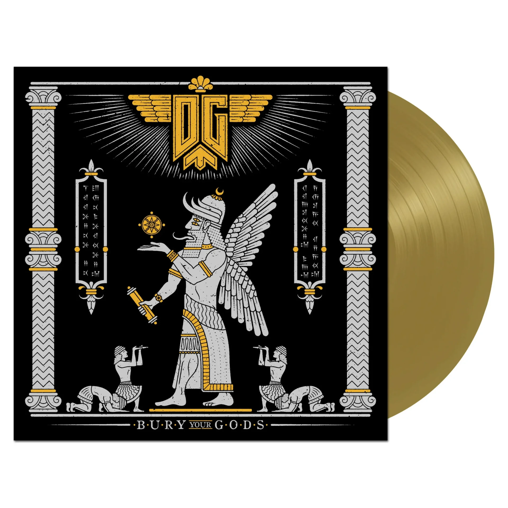 DELIVER THE GALAXY - Bury Your Gods · GOLD LP (Melodic Death Metal Vinyl)