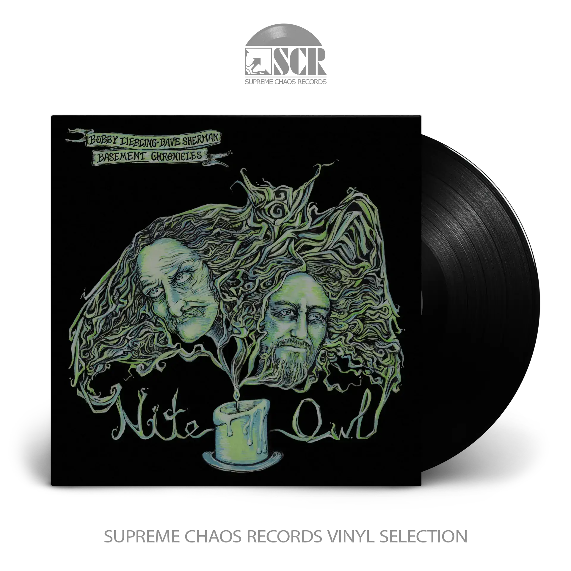 BOBBY LIEBLING & DAVE SHERMAN BASEMENT CHRONICLES - Nite Owl [BLACK] · LP (Hard Rock Vinyl)
