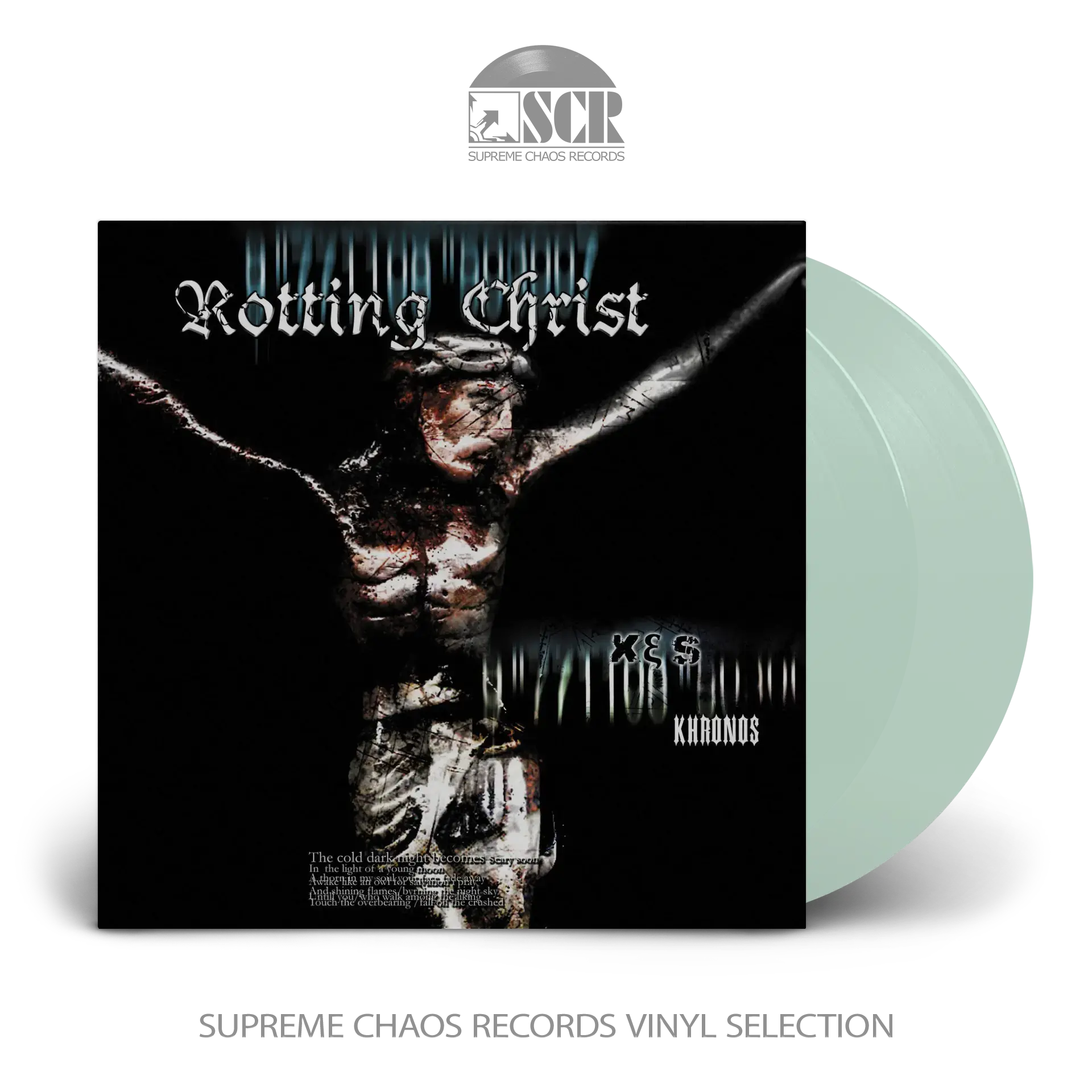 ROTTING CHRIST · Khronos | CLEAR/TURQUOISE 2LP (Black Metal Vinyl)