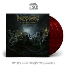 ROTTING CHRIST · 35 Years Of Evil Existence - Live In Lycabettus | RED/BLACK 3LP (Death Metal/Black Metal Vinyl)