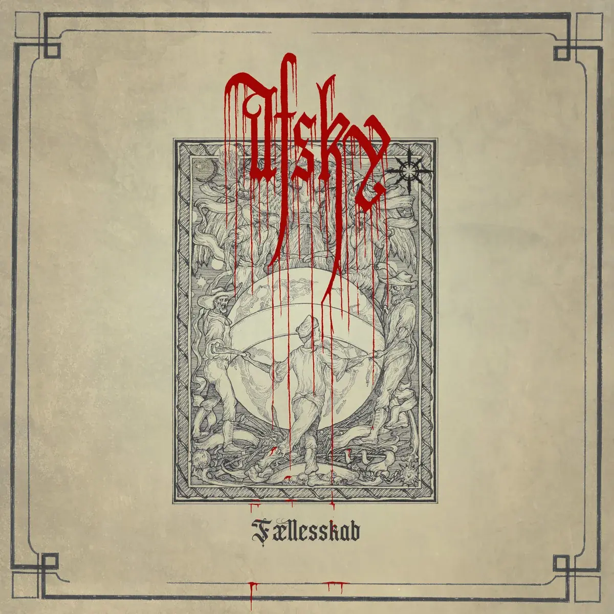 AFSKY · Fællesskab (Re-Release) | RED LP (Black Metal Vinyl) · Picture 1