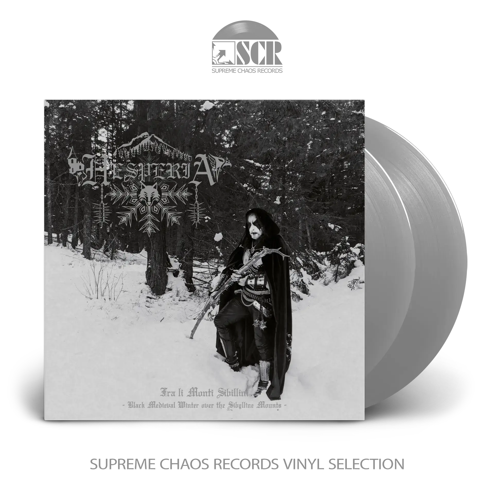 HESPERIA - Fra Li Monti Sibillini (Black Medieval Winter Over The Sibylline Mounts) · SILVER 2LP (Black Metal Vinyl)