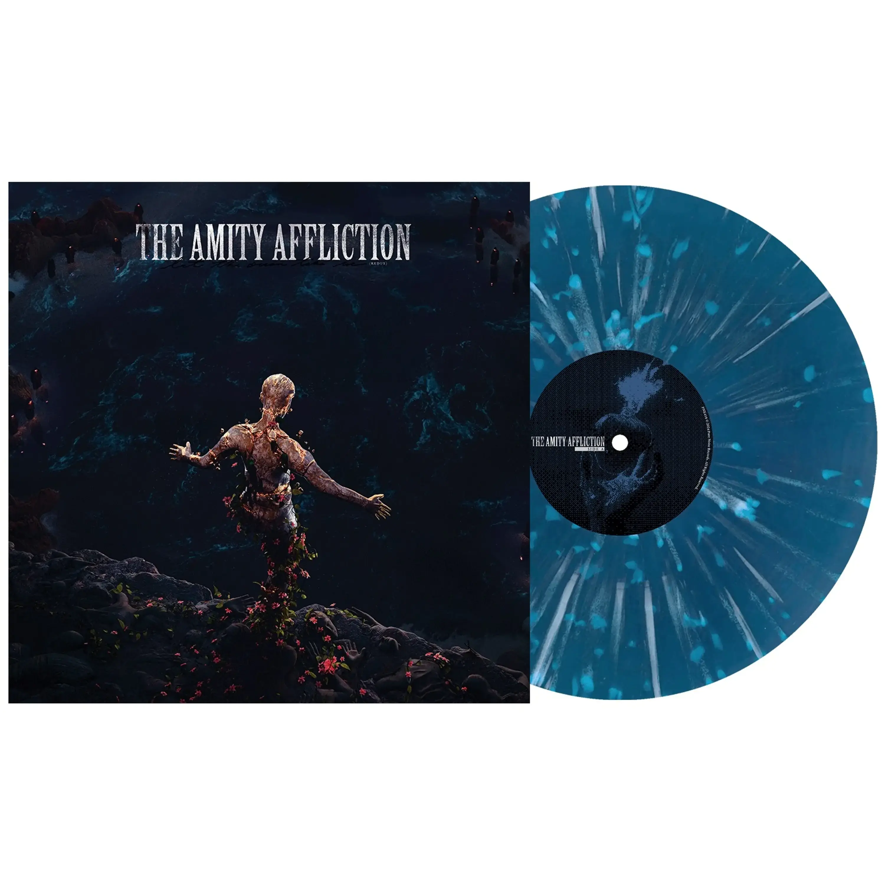 THE AMITY AFFLICTION · Let The Ocean Take Me (Redux) | BLUE WHITE LP (Metalcore/Heavy Metal Vinyl) · Picture 2
