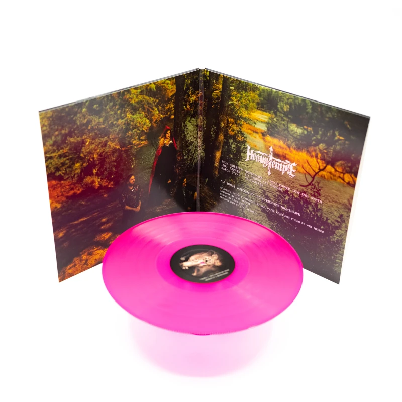 HEAVY TEMPLE · Lupi Amoris | MAGENTA LP (Stoner Rock/Doom Metal/Heavy Metal Vinyl) · Picture 3