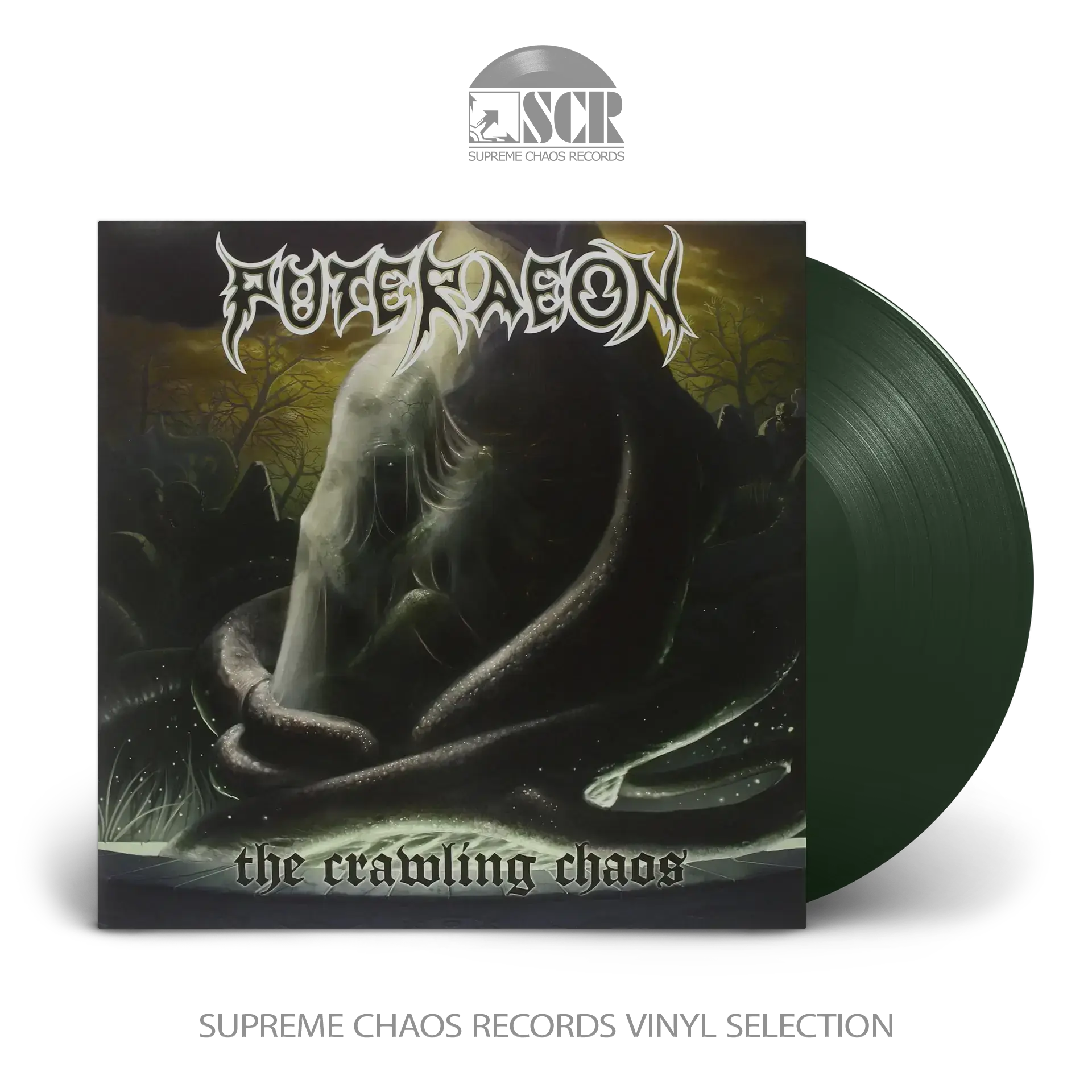 PUTERAEON · The Crawling Chaos | DARK GREEN LP (Death Metal Vinyl)