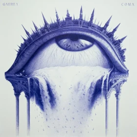 GAEREA · Coma | CLEAR/WHITE LP (Black Metal Vinyl) · Picture 1