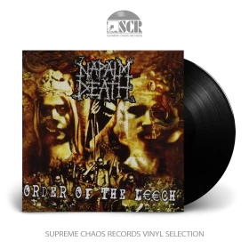 NAPALM DEATH · Order Of The Leech (Re-Release) | BLACK LP (Grindcore/Death Metal Vinyl)