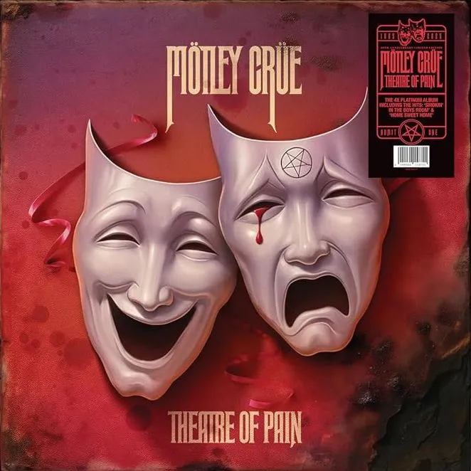 MÖTLEY CRÜE · Theatre Of Pain (40th Anniversary) | BLACK LP (Hard Rock Vinyl) · Picture 1