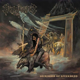 HELLBRINGER · Dominion Of Darkness | SPLATTER LP (Thrash Metal Vinyl) · Picture 2
