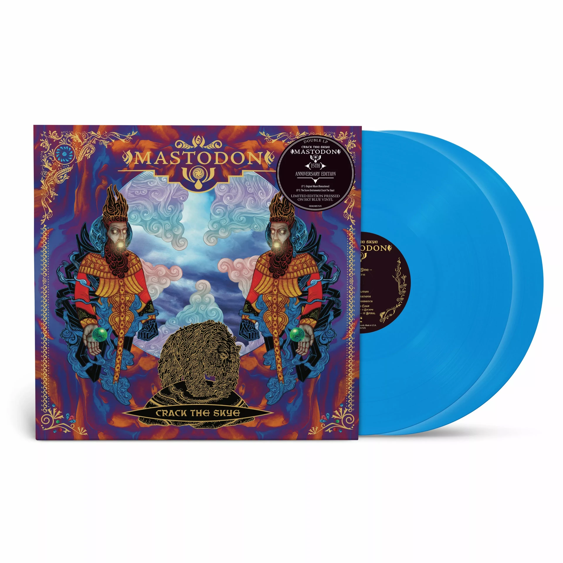 MASTODON · Crack The Skye (15th Anniversary Edition) | SKY BLUE DLP (Progressive Metal Vinyl)