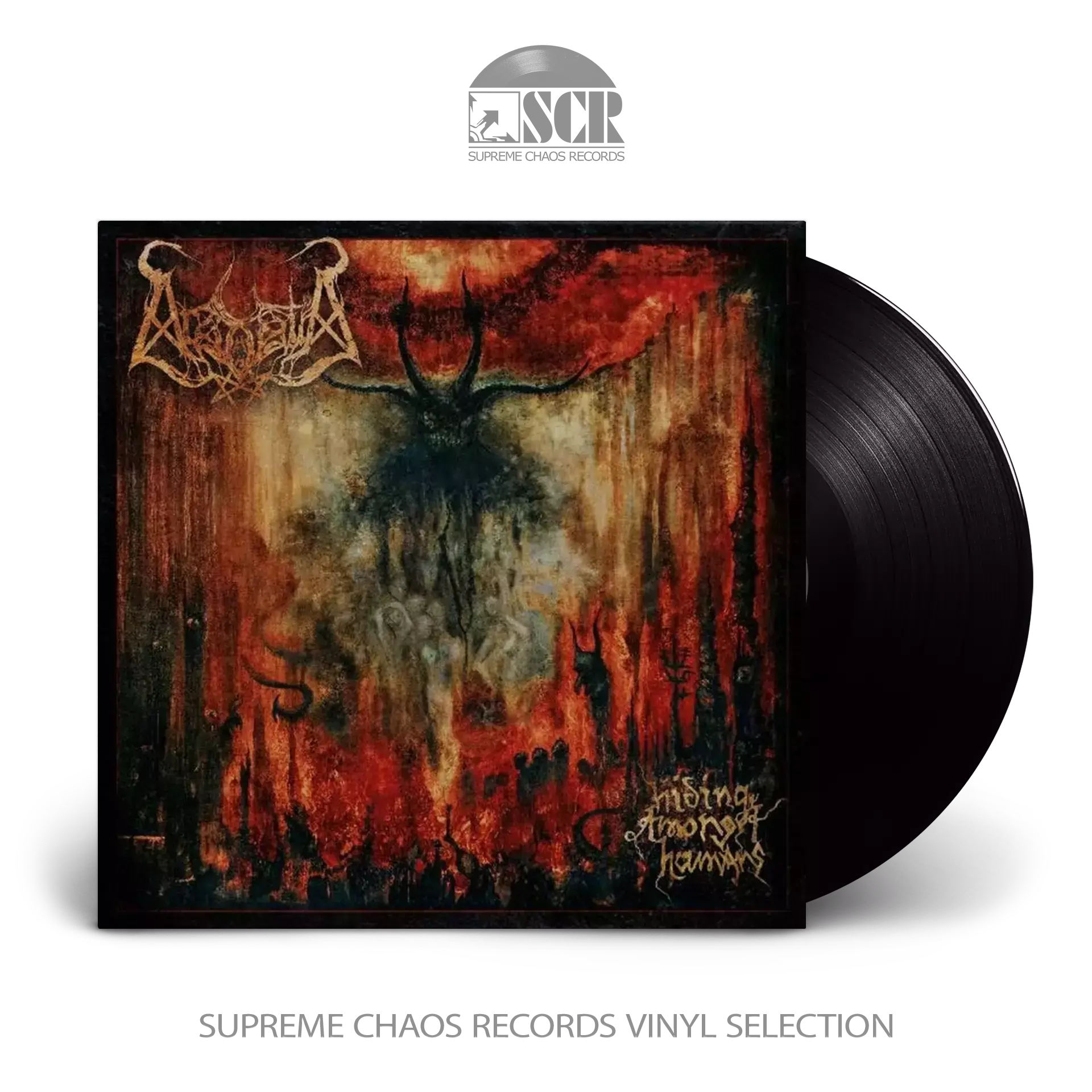ARSGOATIA · Hiding Amongst Humans | BLACK LP (Black Metal Vinyl)