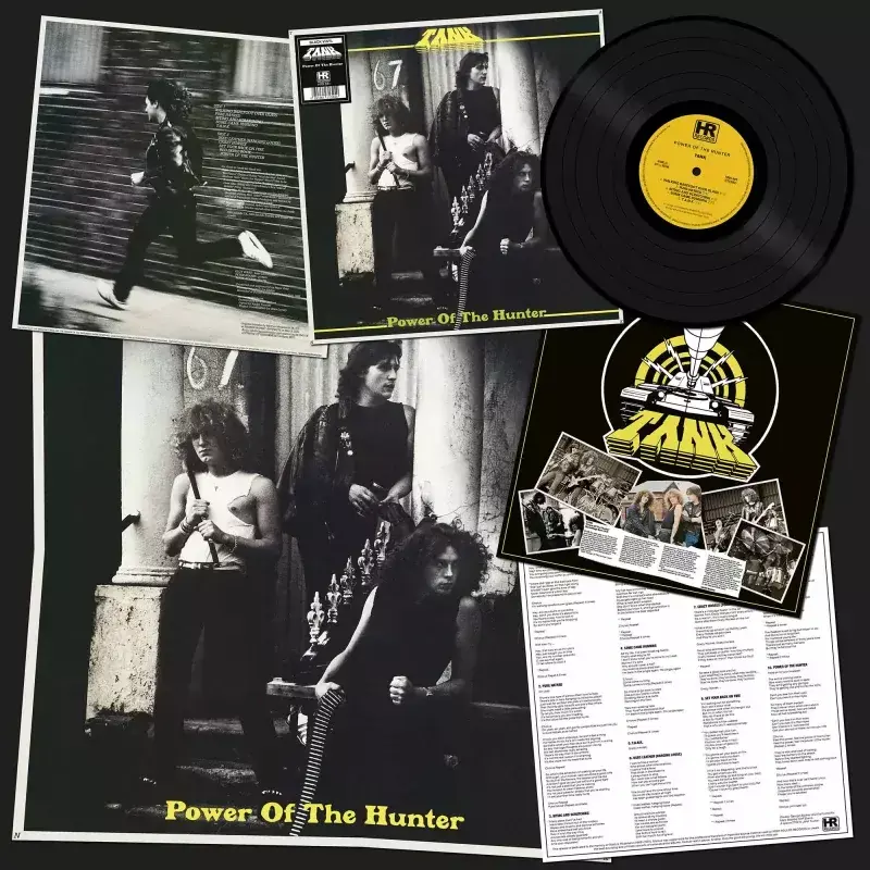 TANK · Power of the Hunter (Regular Edition) | BLACK LP (Heavy Metal Vinyl)