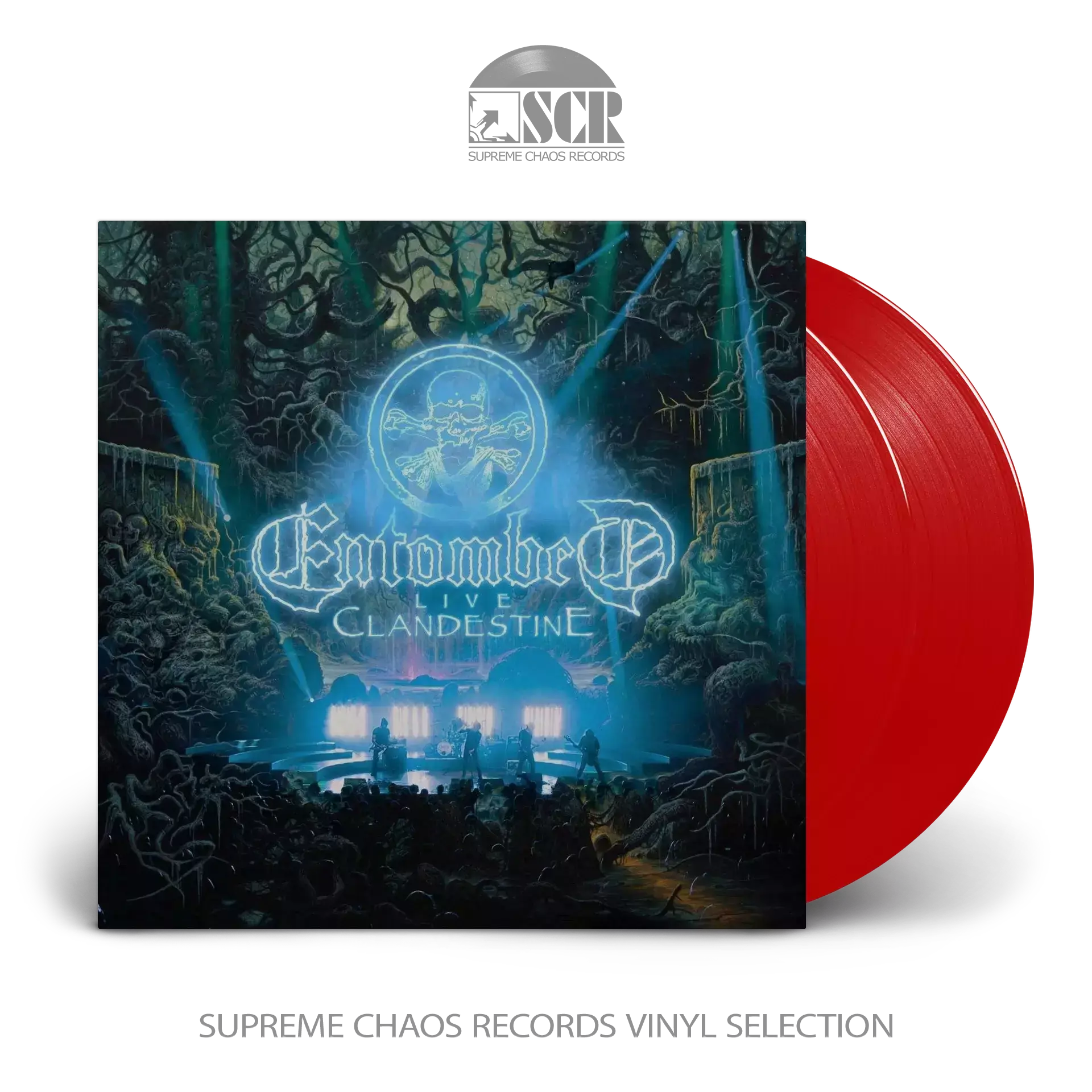 ENTOMBED · Clandestine - Live | RED 2LP (Death Metal Vinyl)