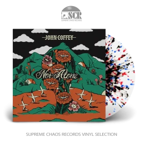 JOHN COFFEY · Not Alone | CRISTELLO MIX SPLATTER LP (Hardcore Vinyl)