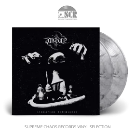 AUREOLE · Alunarian Bellmaster | CLEAR/BLACK MARBLED DLP (Black Metal Vinyl)