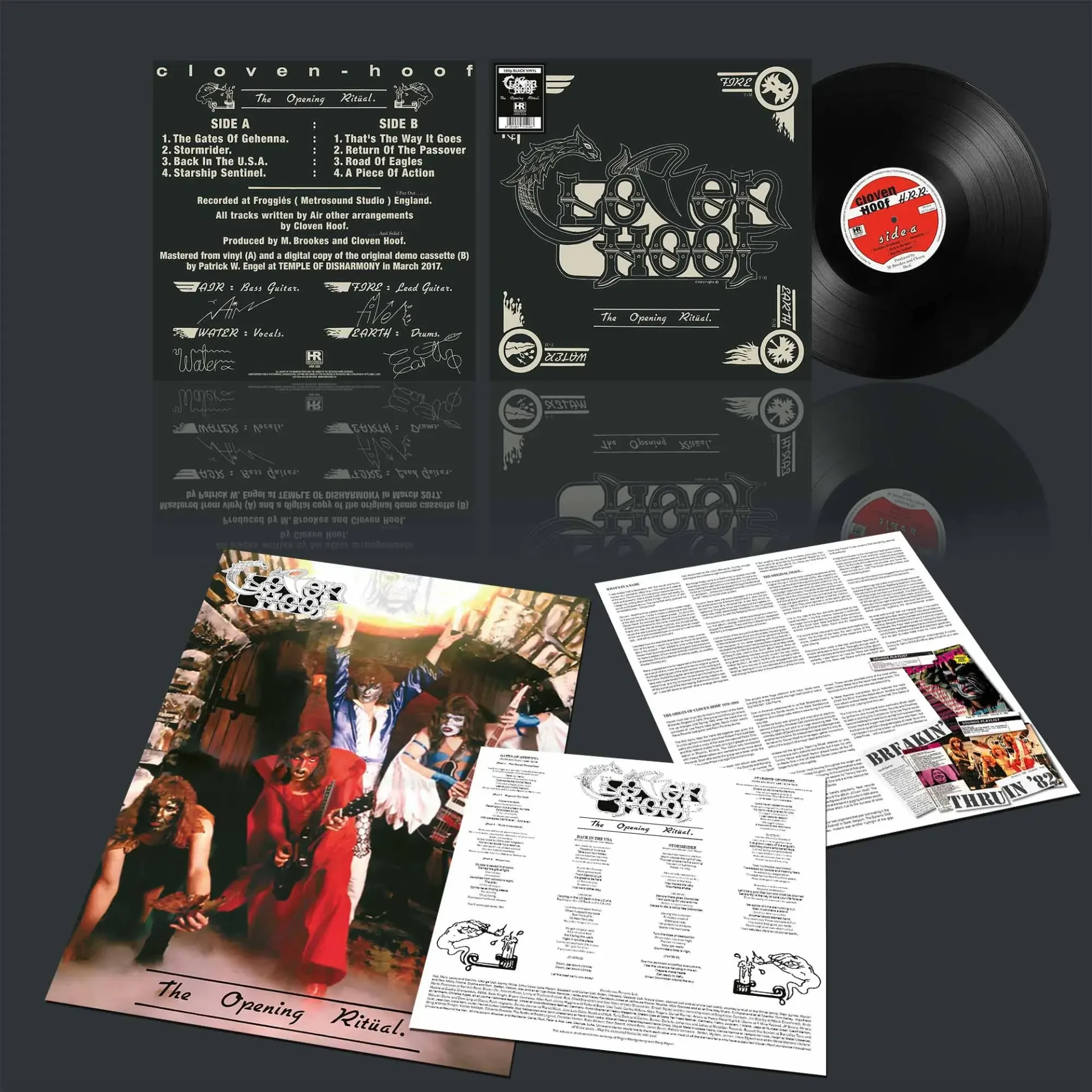 CLOVEN HOOF · The Opening Ritüal | BLACK LP (Heavy Metal Vinyl) · Picture 2