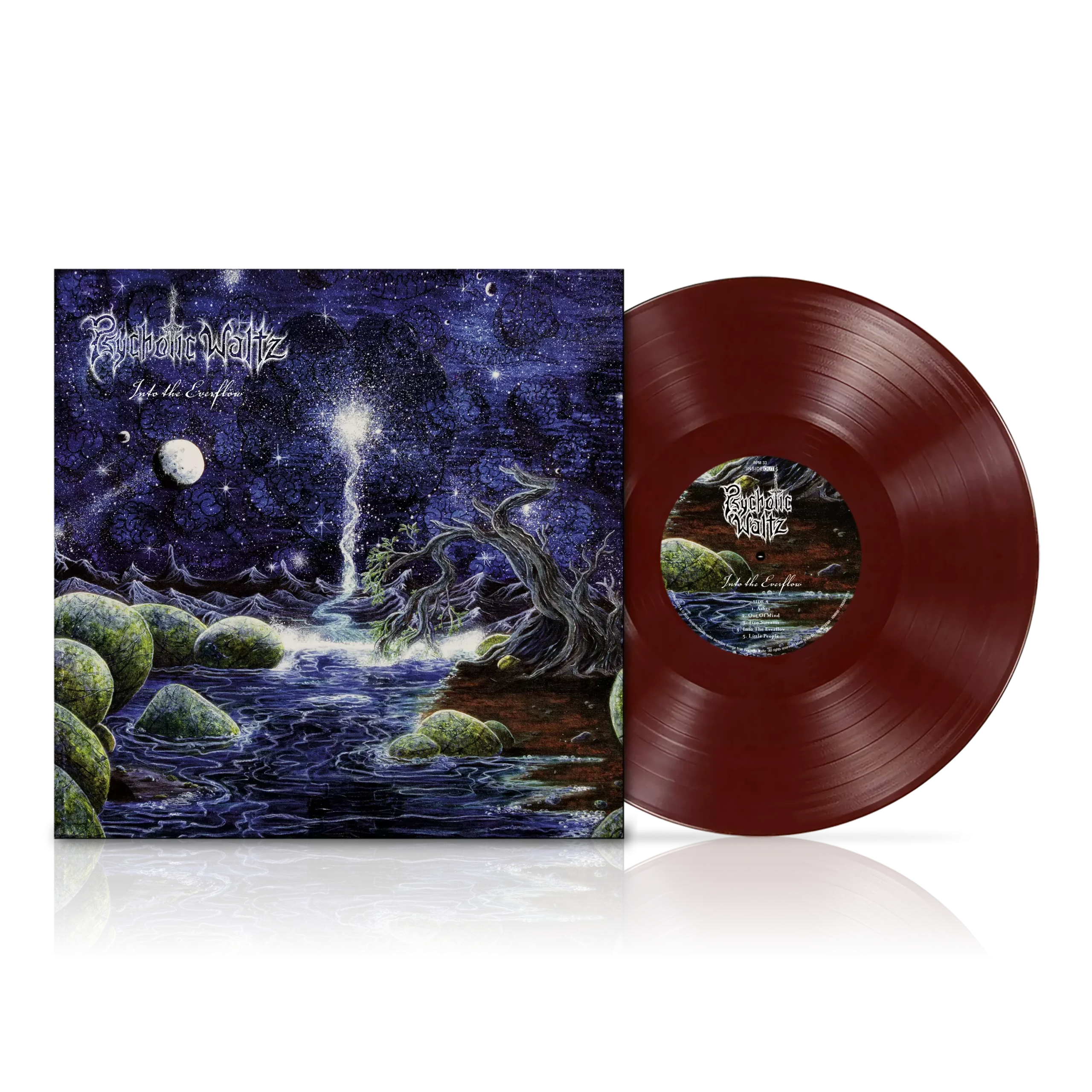 PSYCHOTIC WALTZ - Into The Everflow (Re-Issue 2024) · DEEP BLOOD RED LP