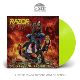 RAZOR · Cycle Of Contempt | NEON YELLOW LP (Thrash Metal Vinyl)