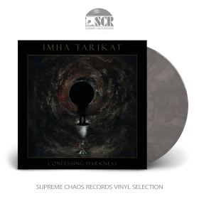 IMHA TARIKAT · Confessing Darkness | CLEAR/BLACK LP (Black Metal Vinyl)