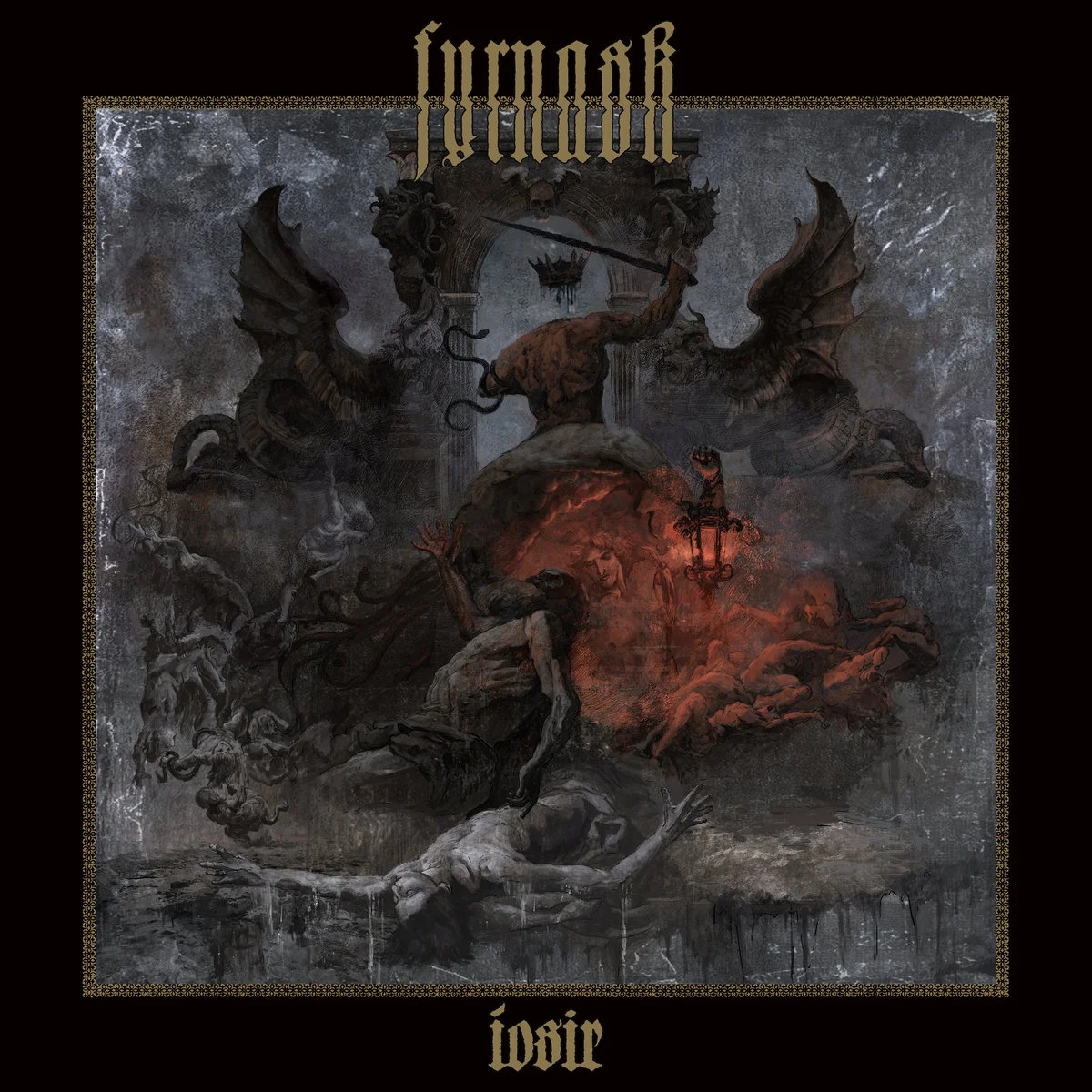 FYRNASK · Íosir | SMOKE LP (Black Metal Vinyl) · Picture 1