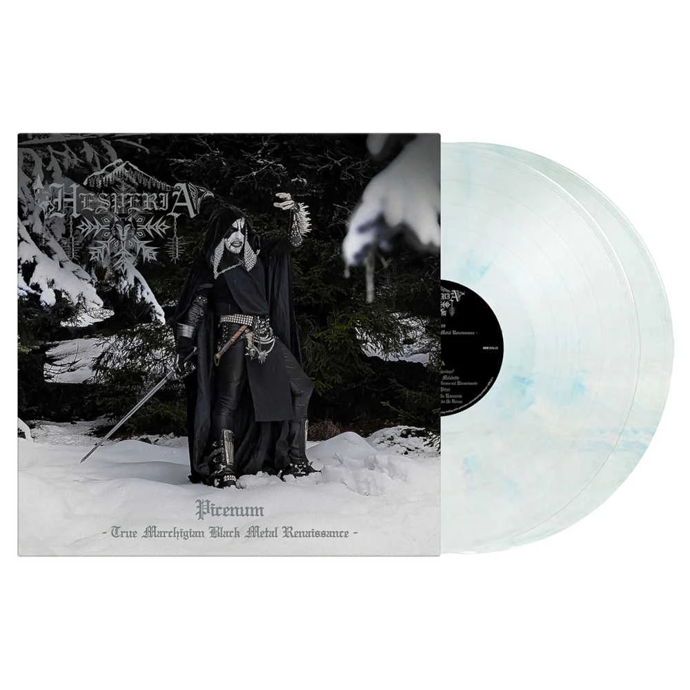 HESPERIA · Picenum - True Marchigian Black Metal Renaissance | MARBLED 2LP (Black Metal Vinyl) · Picture 2