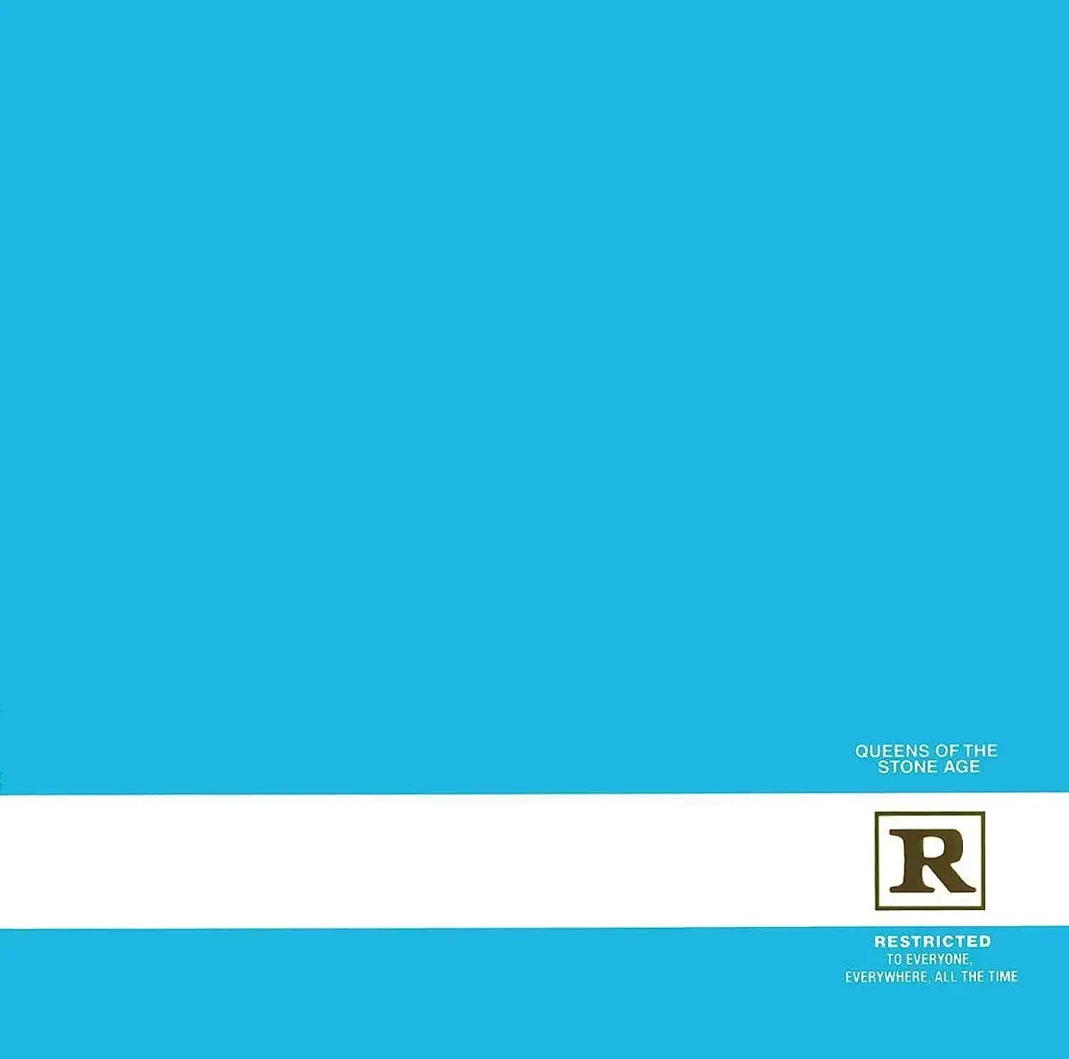 QUEENS OF THE STONE AGE · Rated R | BLUE COVER BLACK LP (Alternative Rock Vinyl) · Picture 1