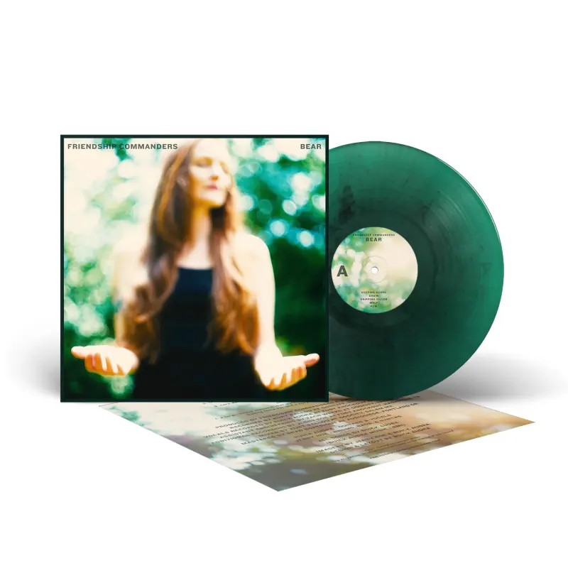FRIENDSHIP COMMANDERS · Bear | GREEN/BLACK MARBLED LP (Sludge/Doom Metal/Heavy Metal Vinyl)