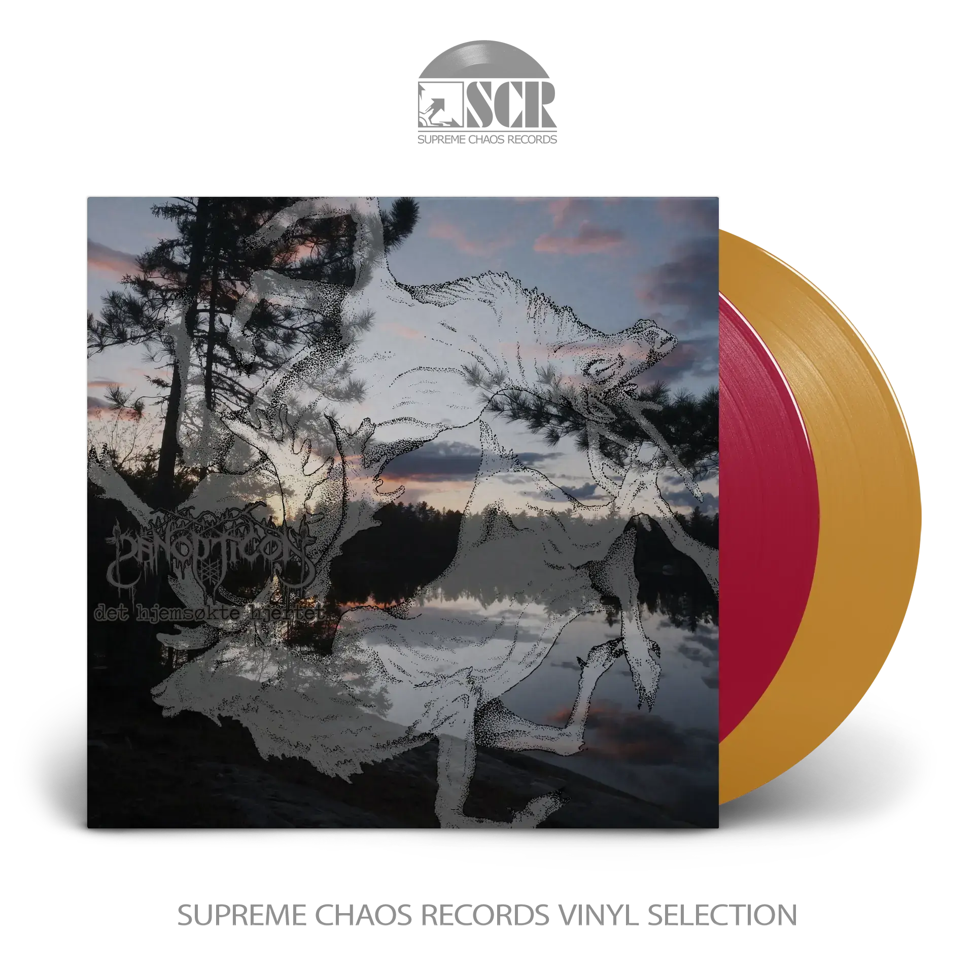 PANOPTICON · Det Hjemsokte Hjertet | PURPLE/ORANGE 2LP (Black Metal Vinyl)