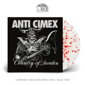 ANTI CIMEX · Absolut Country Of Sweden | WHITE/RED SPLATTER LP (Hardcore/Punk/Heavy Metal Vinyl)