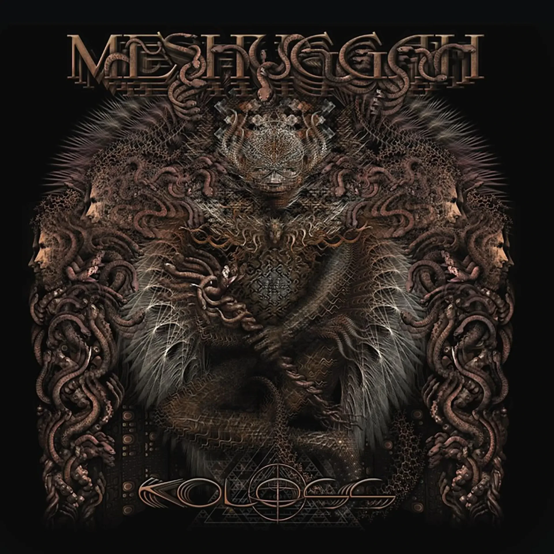 MESHUGGAH · Koloss | CLEAR/RED//BLUE MARBLED 2LP (Progressive Metal/Death Metal Vinyl) · Picture 1