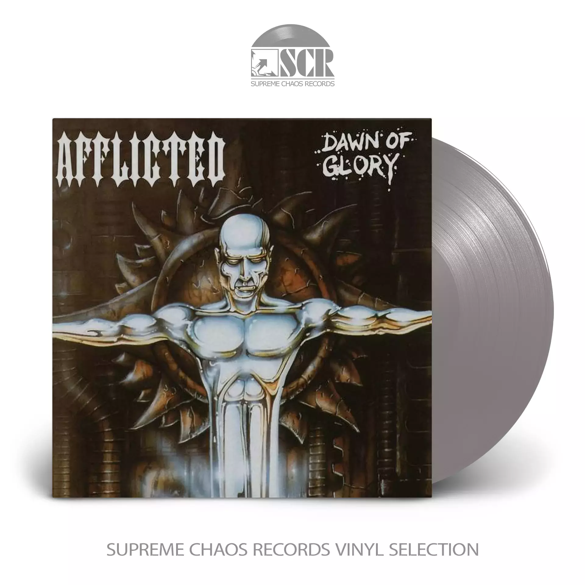 AFFLICTED · Dawn Of Glory (Re-Issue 2023) | SILVER LP (Death Metal Vinyl)