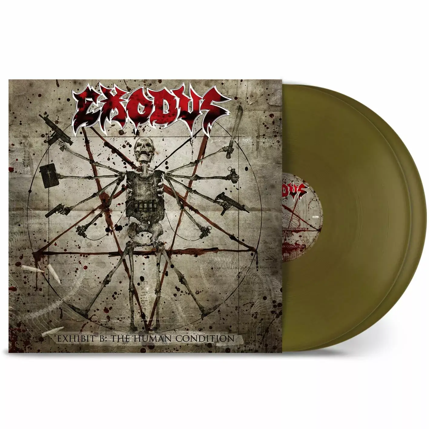 EXODUS · The Human Condition: Exhibit B | GOLD 2LP (Thrash Metal Vinyl)