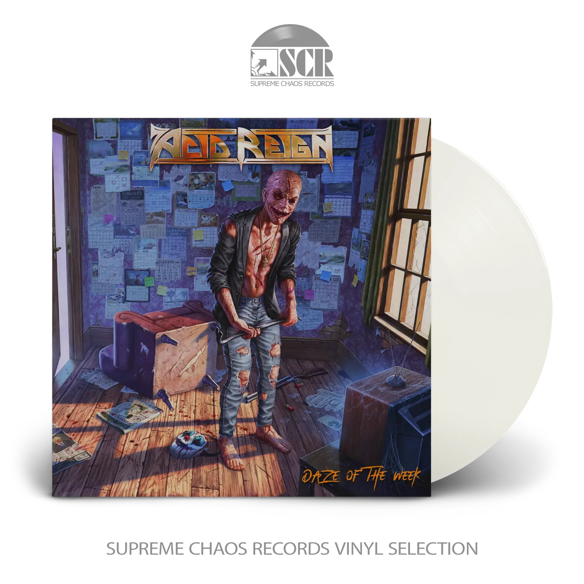 ACID REIGN · Daze Of The Week | CLEAR LP (Thrash Metal Vinyl)