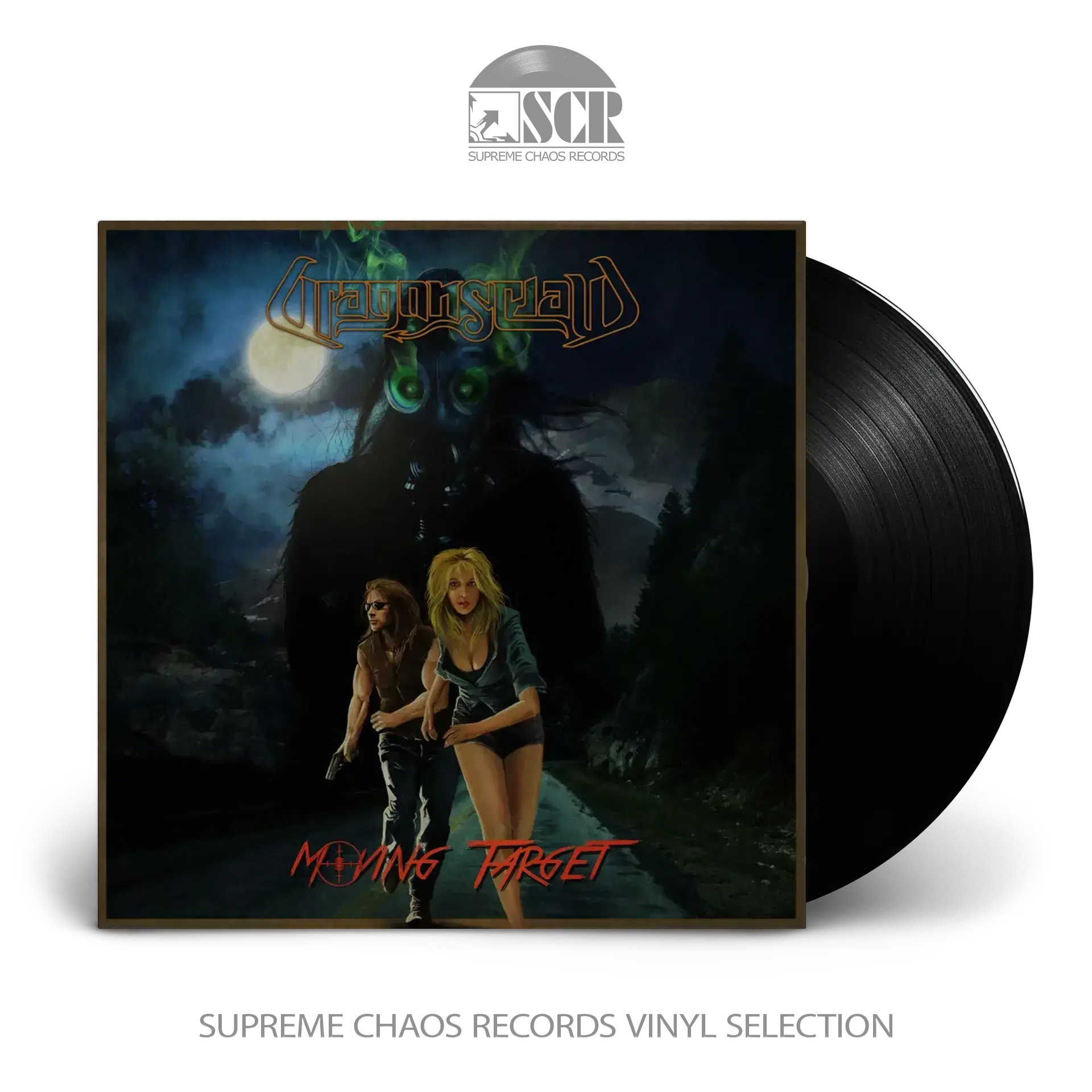 DRAGONSCLAW - Moving Target · BLACK LP (Heavy Metal Vinyl)