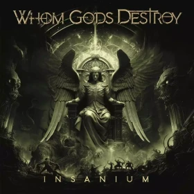 WHOM GODS DESTROY · Insanium | BLACK DLP (Progressive Metal Vinyl) · Picture 1