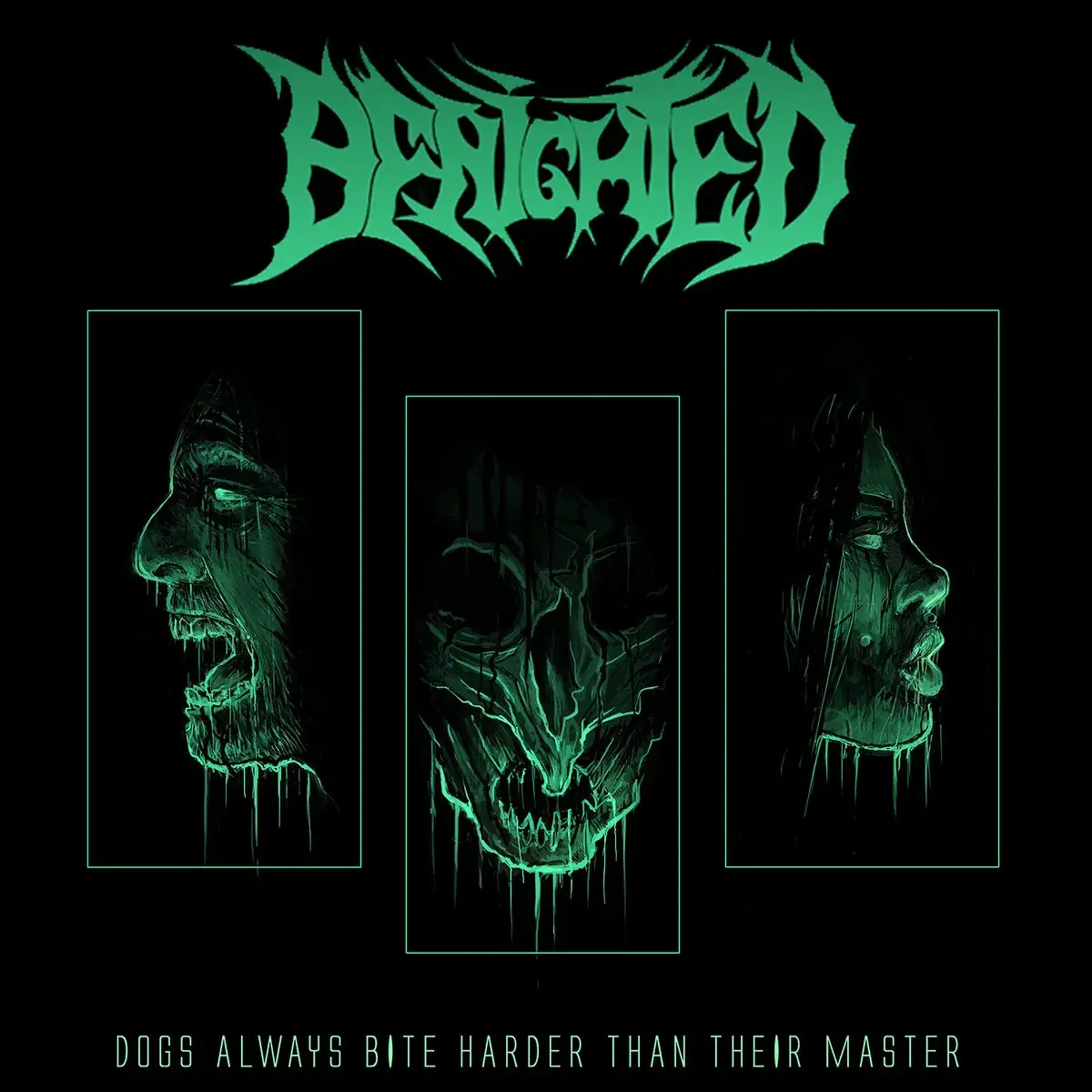 BENIGHTED · Dogs Always Bite Harder Than Their Master | BLACK LP (Death Metal Vinyl) · Picture 1