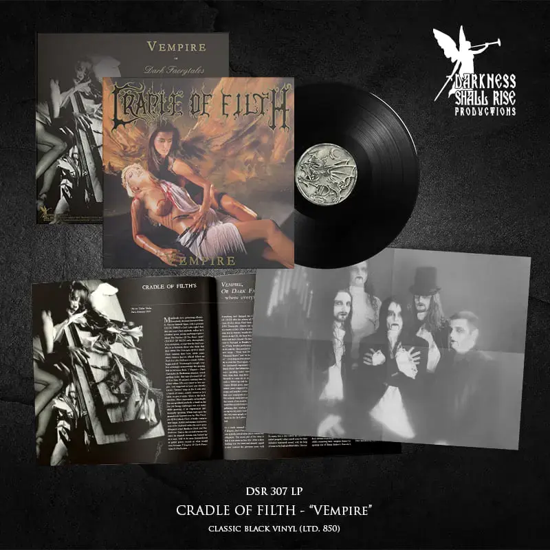 CRADLE OF FILTH · Vempire, Or Dark Faerytales In Phallustein | BLACK LP (Gothic Metal/Black Metal Vinyl) · Picture 2