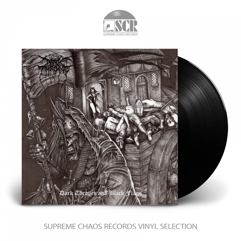 DARKTHRONE · Dark Thrones and Black Flags (Re-Release) | BLACK LP (Black Metal Vinyl)