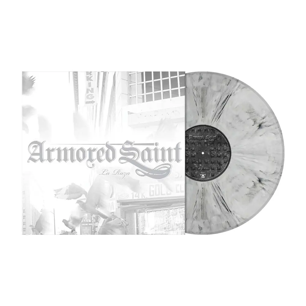 ARMORED SAINT · La Raza (Re-Issue) | WHITE/BLACK MARBLED LP (Heavy Metal Vinyl)