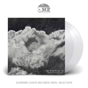 40 WATT SUN · Wider Than The Sky | CRYSTAL CLEAR 2LP (Doom Metal Vinyl)