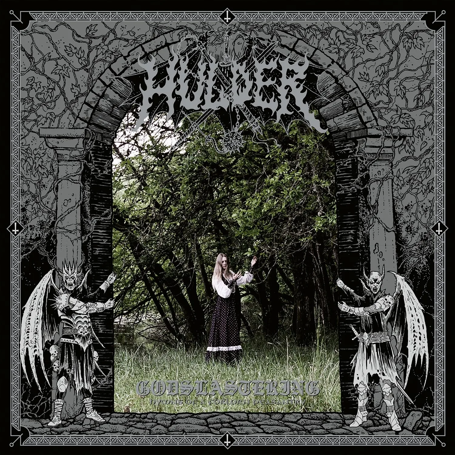 HULDER - Godslastering: Hymns of a Forlorn Peasantry [GREEN LP] (Black Metal Vinyl) · Picture 1