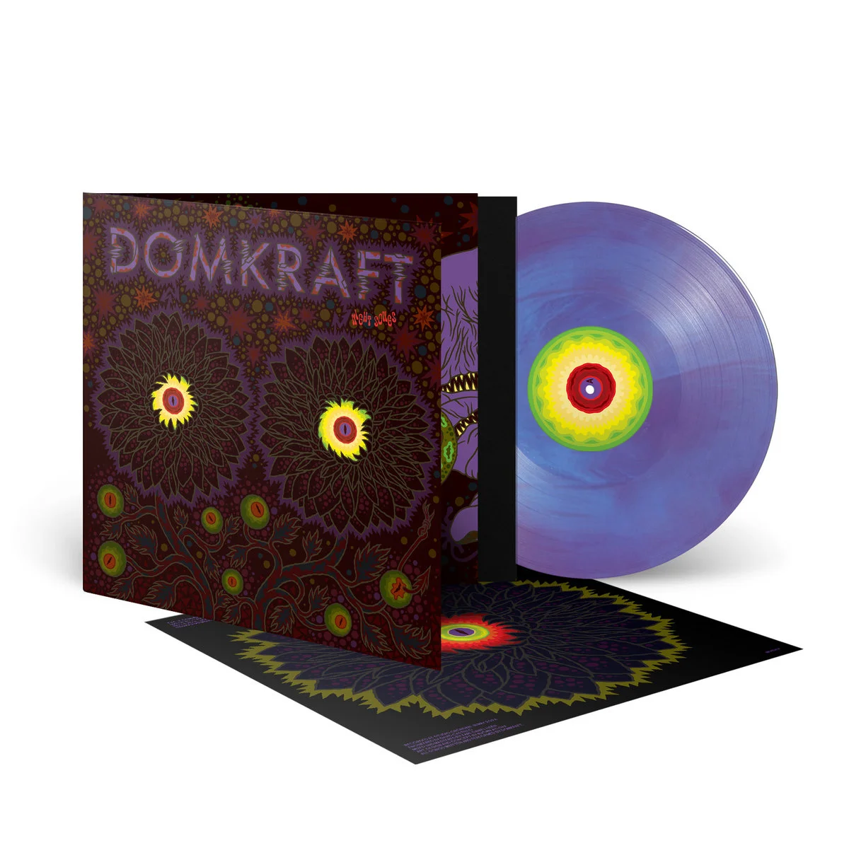 DOMKRAFT · Night Songs | BLUE VIOLET GALAXY LP (Psychedelic Rock/Doom Metal Vinyl) · Picture 2