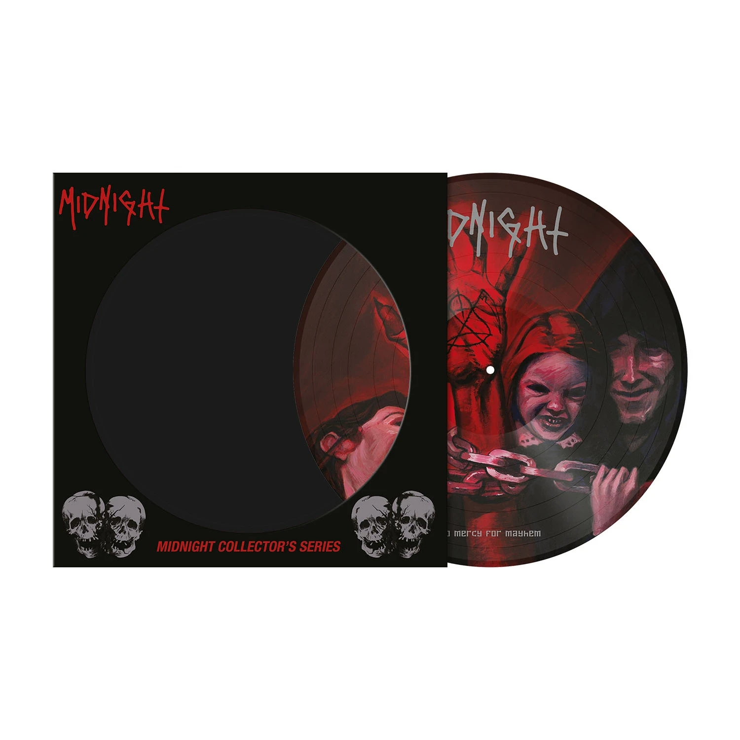 MIDNIGHT · No Mercy for Mayhem | PICTURE DISC LP (Heavy Metal/Black Metal Vinyl)