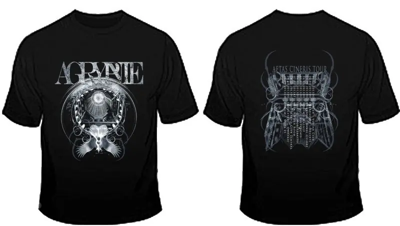 AGRYPNIE · Aetas Cineris Tour TS | TS-L (Black Metal Clothes)