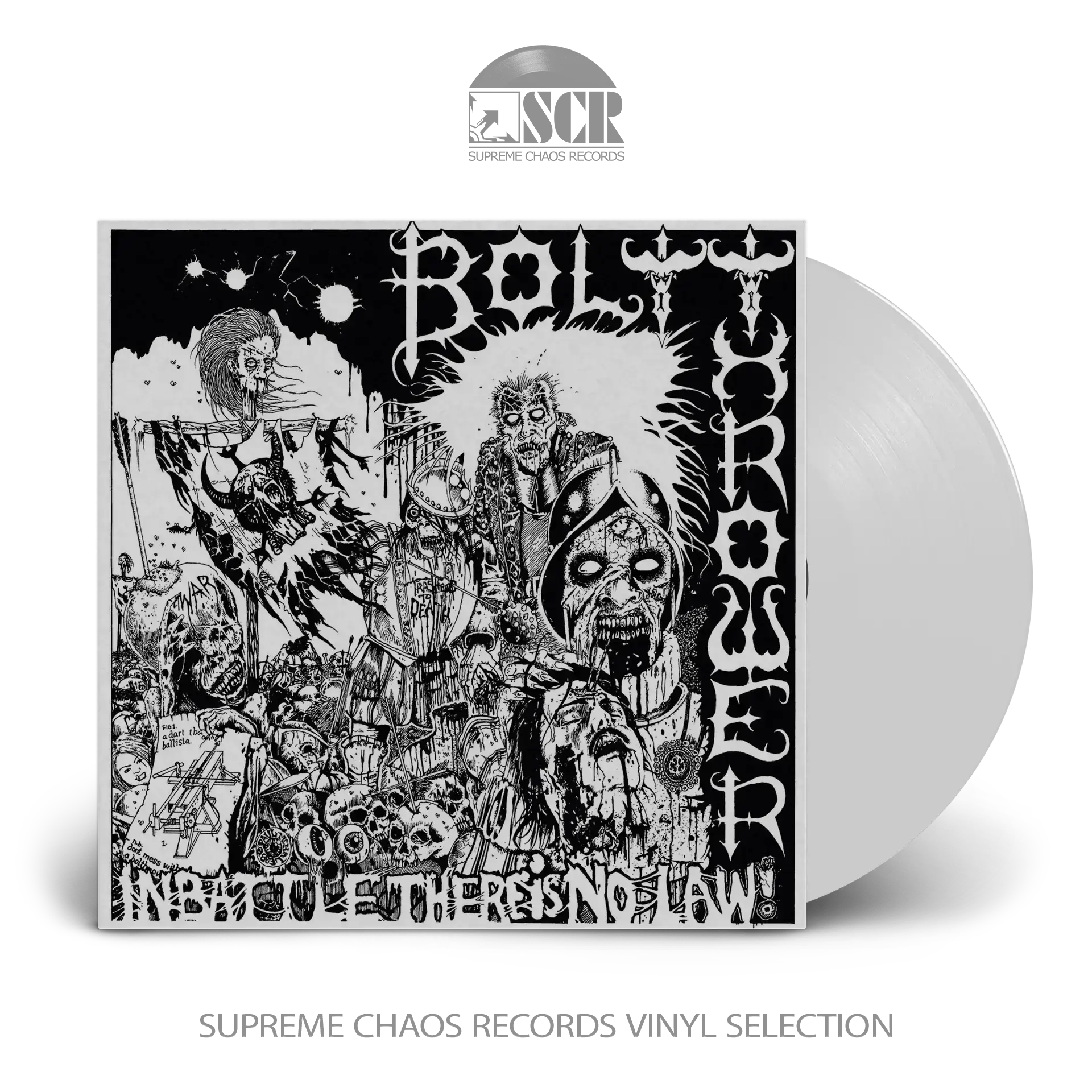 BOLT THROWER · In Battle There Is No Law! (Re-Release) | WHITE LP (Death Metal Vinyl)