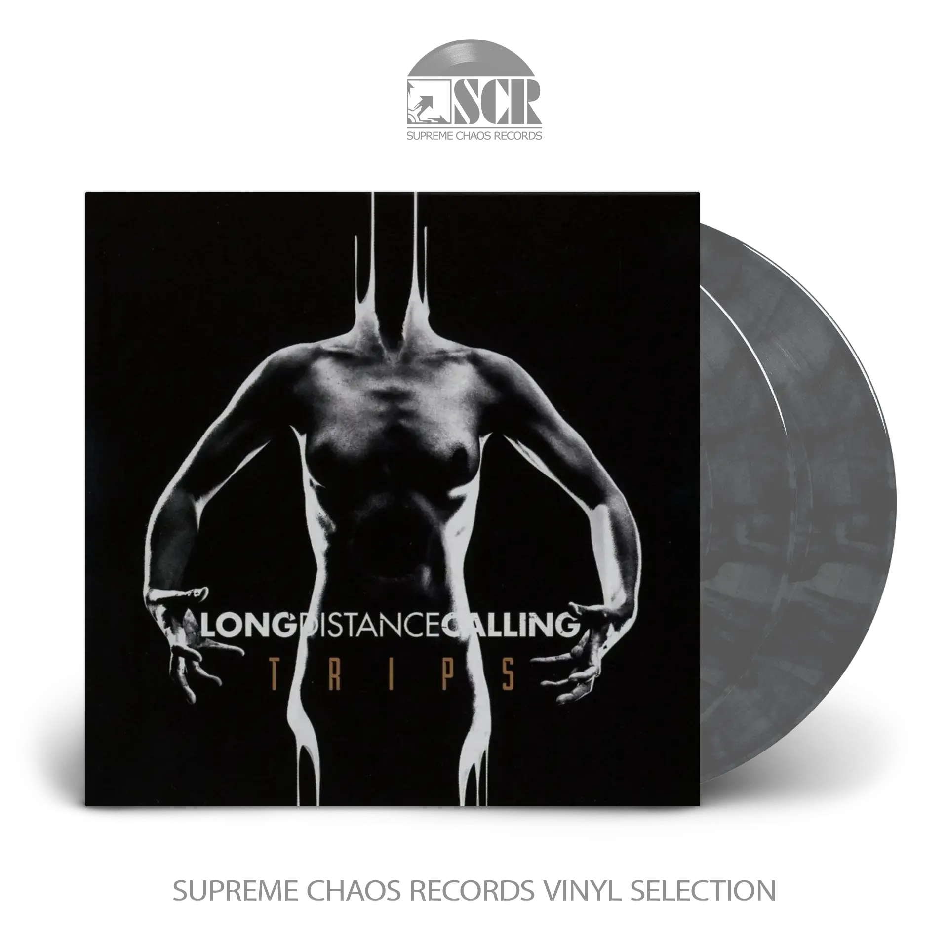 LONG DISTANCE CALLING · Trips (Re-Release) | SILVER/BLACK 2LP (Progressive Rock/Post Rock/Alternative Rock Vinyl)