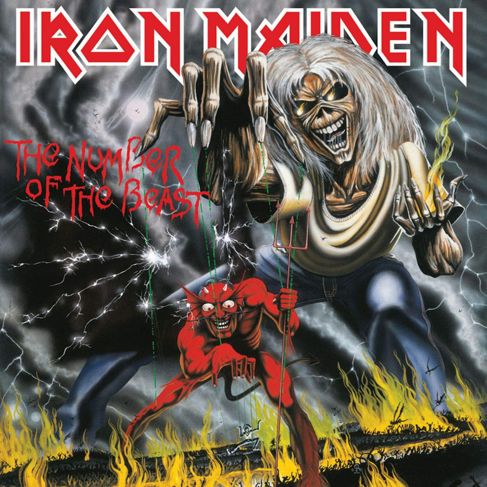 IRON MAIDEN · The Number Of The Beast | BLACK LP (Heavy Metal Vinyl) · Picture 1