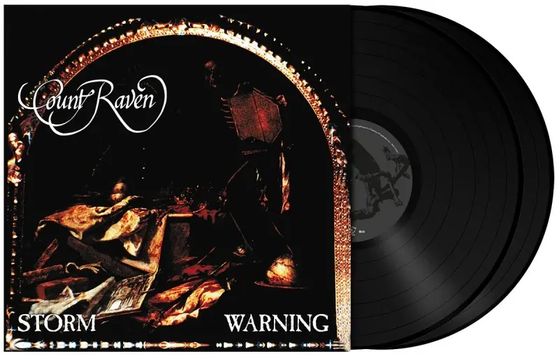 COUNT RAVEN · Storm Warning | BLACK DLP (Doom Metal Vinyl)